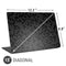 Black Geometric Universal Laptop 15in (12.2 x 8.8in) Skin